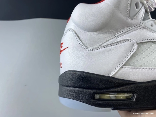 Retro Fire DA1911-102 5 Red Air Tongue Jordan Silver (2020) 0527